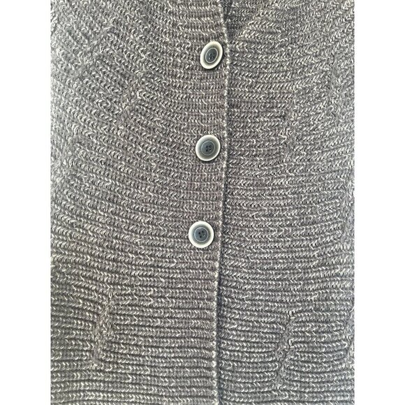 Adorable Boho Knit Sweater Vest with Big Buttons M - Picture 12 of 12